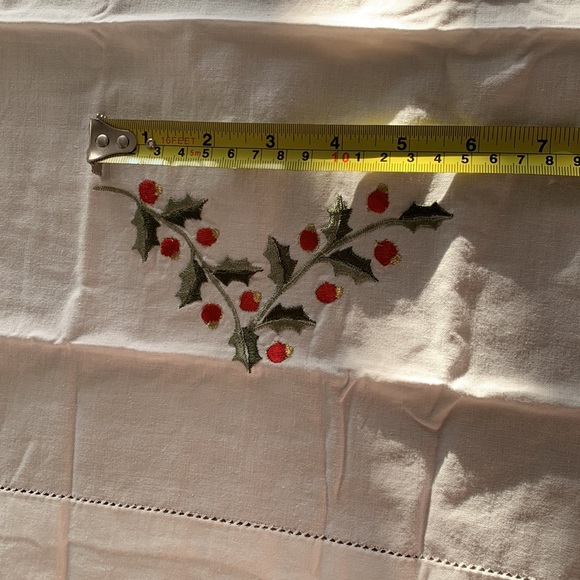 🍋🌸☀️SummerFav☀️ April Cornell Embroidered Cotton Tablecloth - Picture 6 of 6